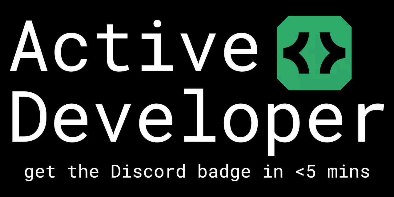 How To Get Active Developer Badge Discord