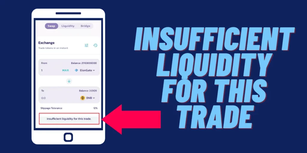 How To Fix Insufficient Liquidity For This Trade Error