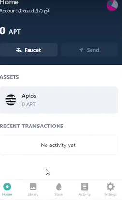 How To Create And Set Up Petra Aptos Wallet - home page petra