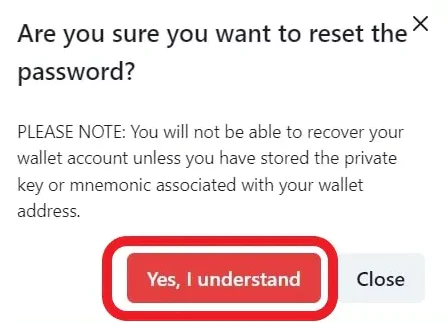 How To Change Or Reset Petra Aptos Wallet Password - i understand