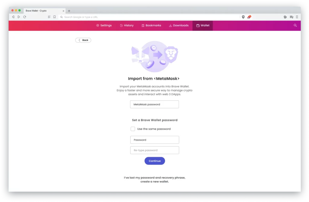 How To Create And Set Up Brave Wallet