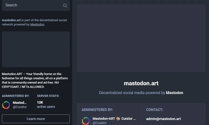mastodon server list 