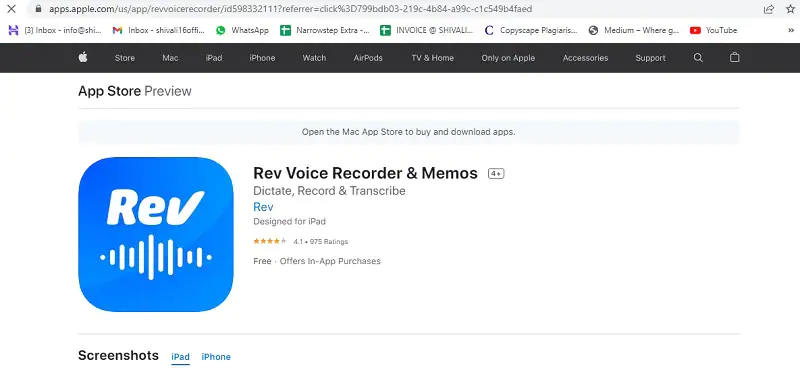 Rev Voice Recorder