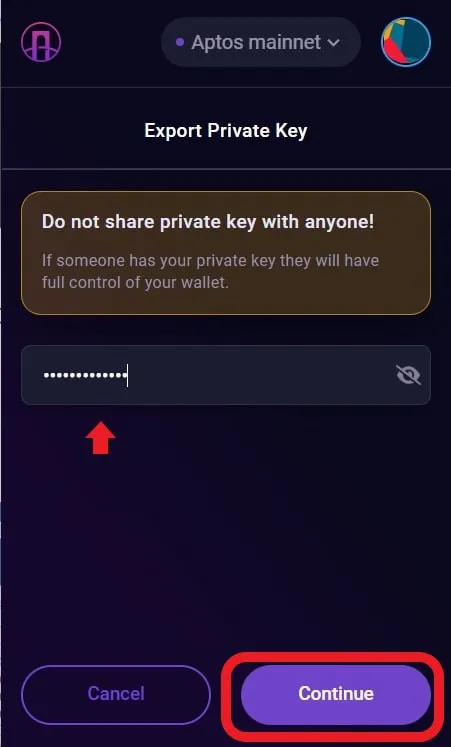 How To Find Secret Recovery Phrase And Private Key In Pontem Wallet