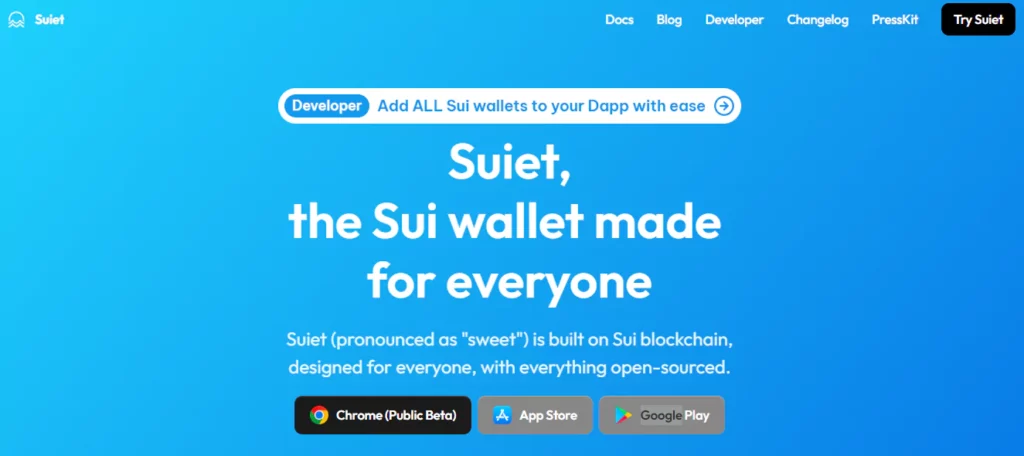 How To Create And Set Up Suiet Wallet - chrome (Public Beta)
