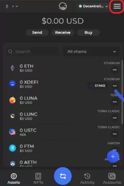 How To Change Or Reset XDEFI Wallet Password - three lines