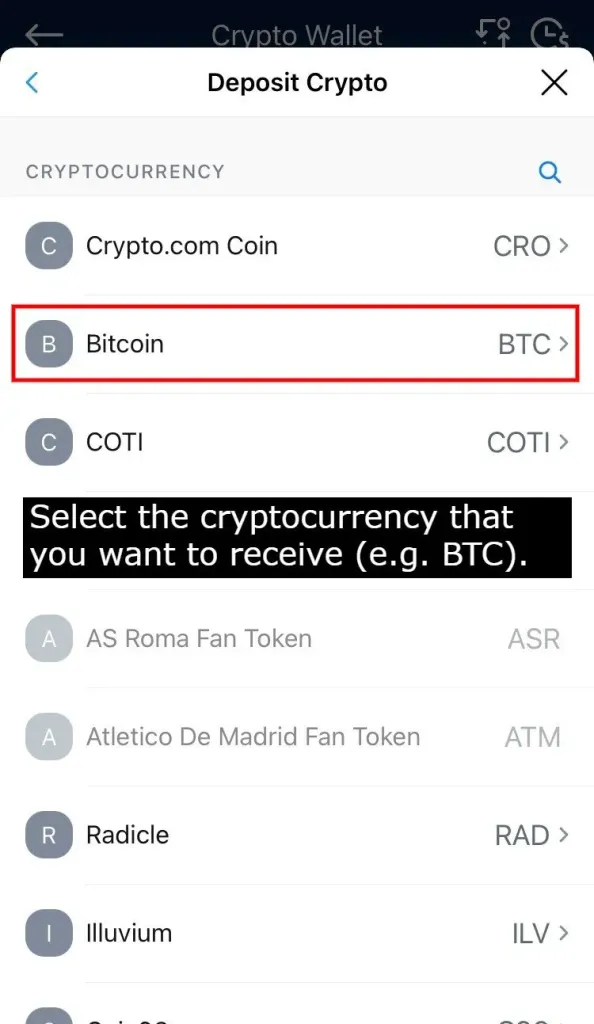 How To Find Your Wallet Address On Crypto.com