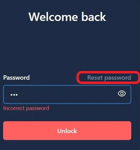 How To Change Or Reset Petra Aptos Wallet Password = reset password