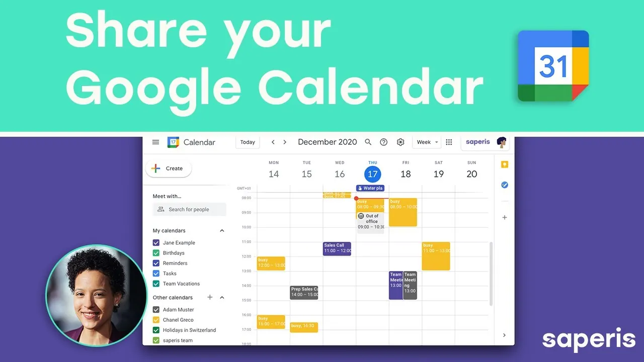 How To Share A Google Calendar