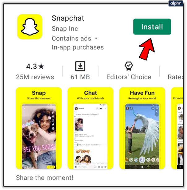 How to temporarily disabled Snapchat account due to repeated failed attempts? - install