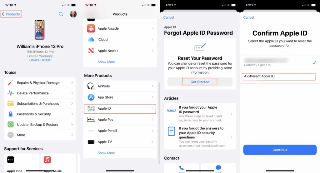 Fix Apple ID Password Not Working On iPhone/iPad - icloud reset