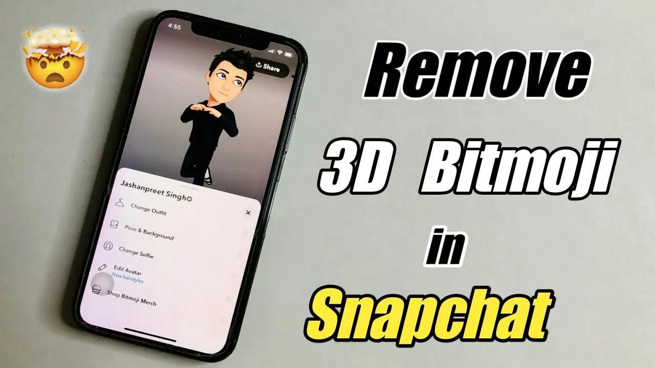How To Get Rid Of 3D Bitmoji