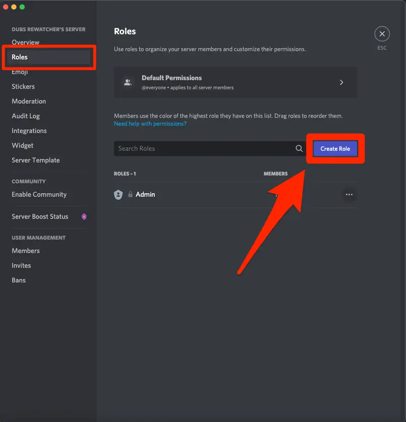 How To Create Server Roles On Discord - roles