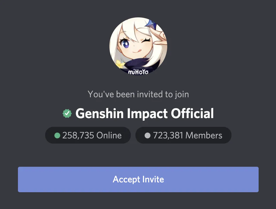 Genshin Impact Discord Server