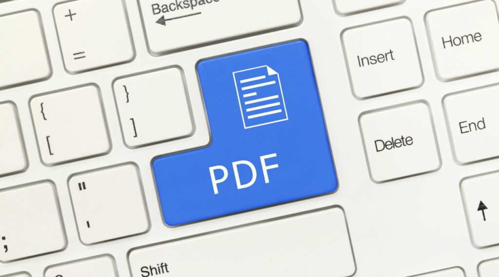 How to use PDF as container