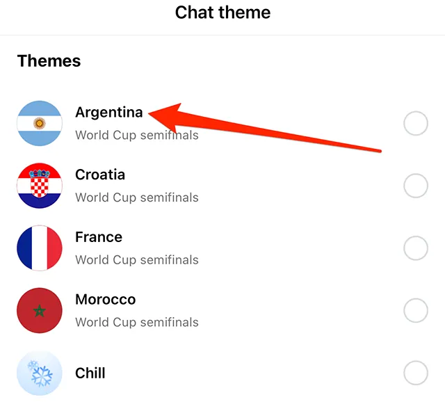 How To Use The World Cup Semifinals Chat Themes On Instagram