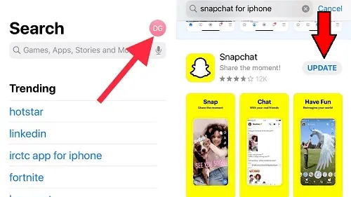 How To Fix Snapchat Support Code C04A? - update ios