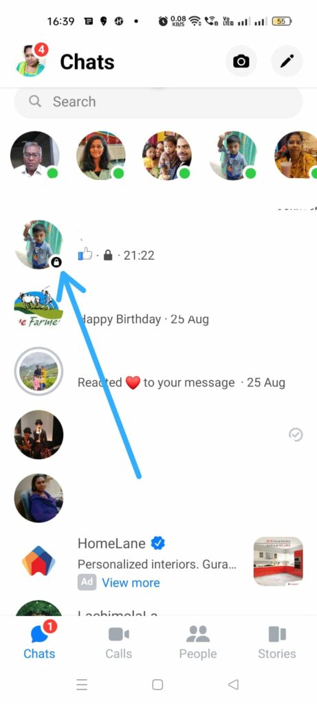 Turn Off Secret Conversation On Messenger - select