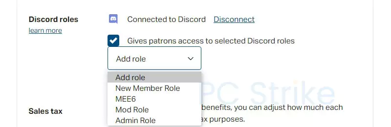 How To Connect Patreon To Discord - add roled