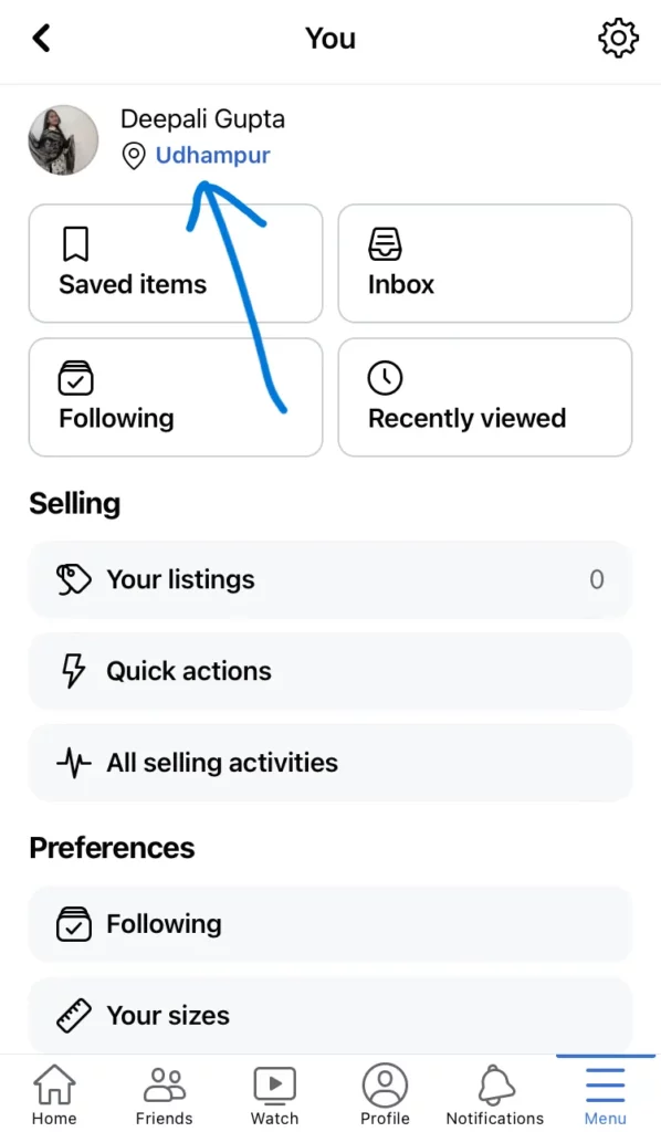 How To Get Facebook Marketplace Local Only: Change the settings