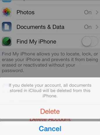 How To Remove iCloud Account Without Password - delete account