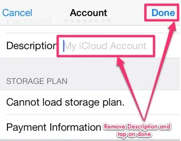 How To Remove iCloud Account Without Password - remove description