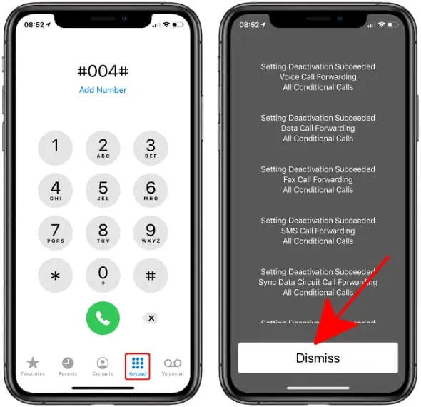 Turn Off Voicemail On iPhone 14 - dismiss