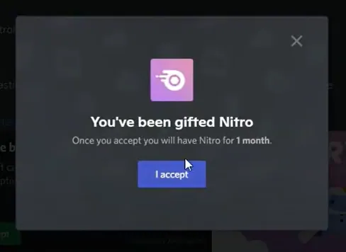 How To Get Fake Discord Nitro Gift Link - I accept