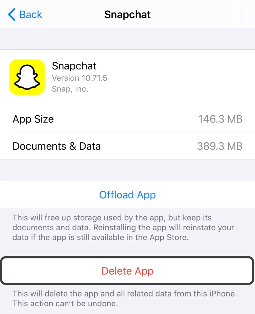 How to temporarily disabled Snapchat account due to repeated failed attempts? - delete app