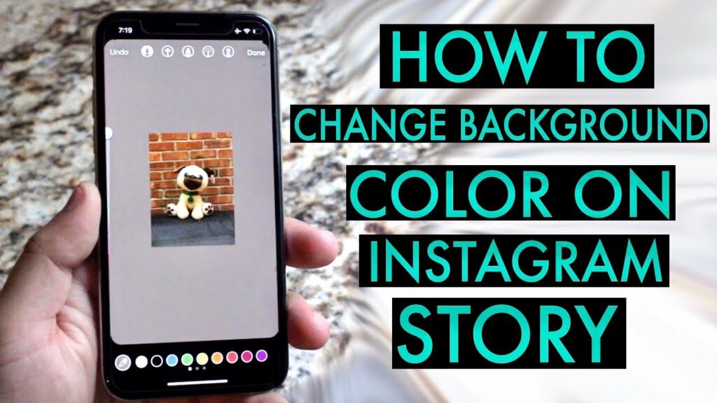 How To Change The Background Color On Instagram Story | Get The Guided Steps