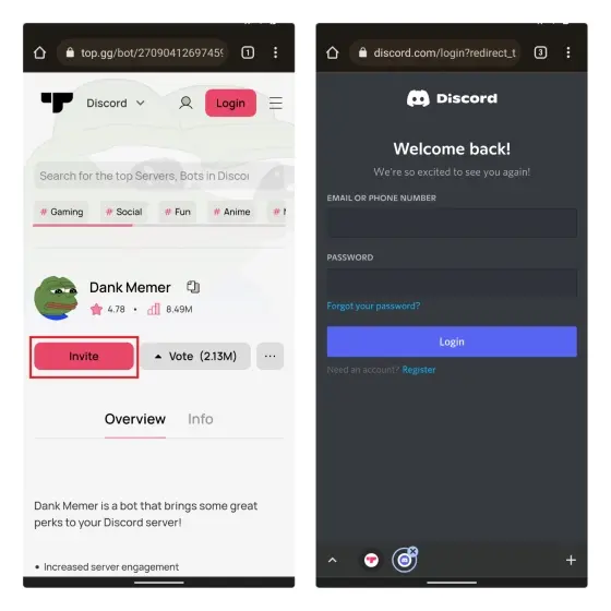 How To Invite Chatbot To Discord - Invite bot
