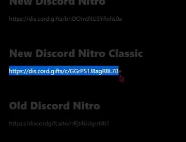 How To Get Fake Discord Nitro Gift Link - Classic link