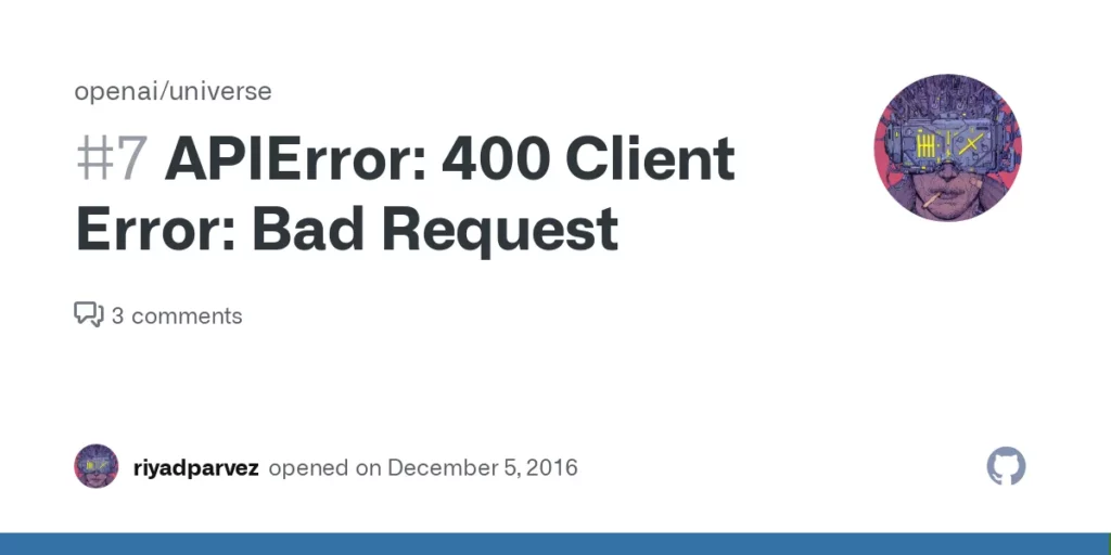 How To Fix OpenAI Error 400