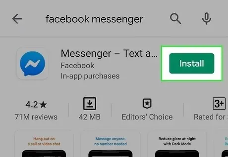 Fix Facebook Messenger Not Showing Messages - install