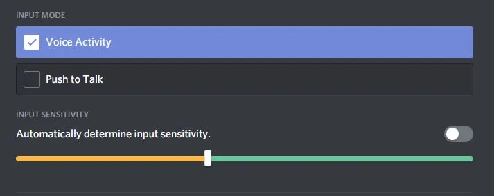 How To Change Your Discord Voice Input Mode On Desktop - voice activity