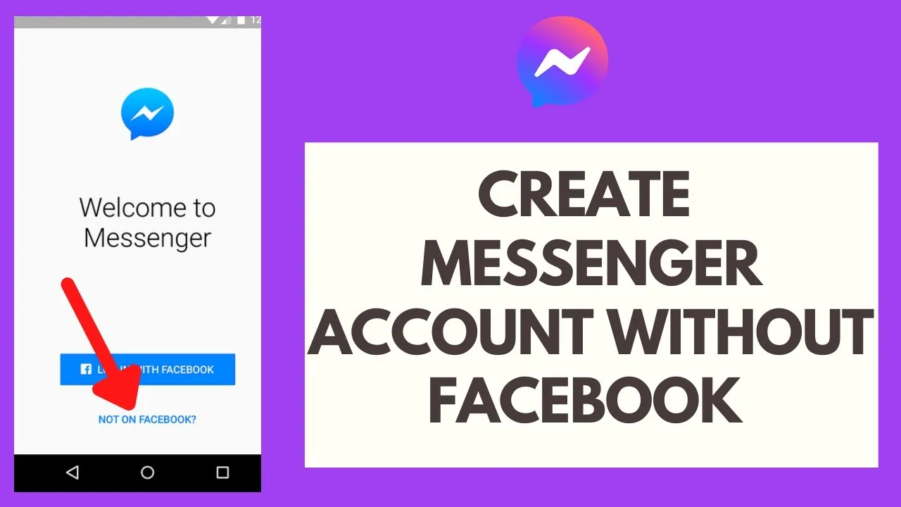 How To Create A Messenger Account Without Facebook