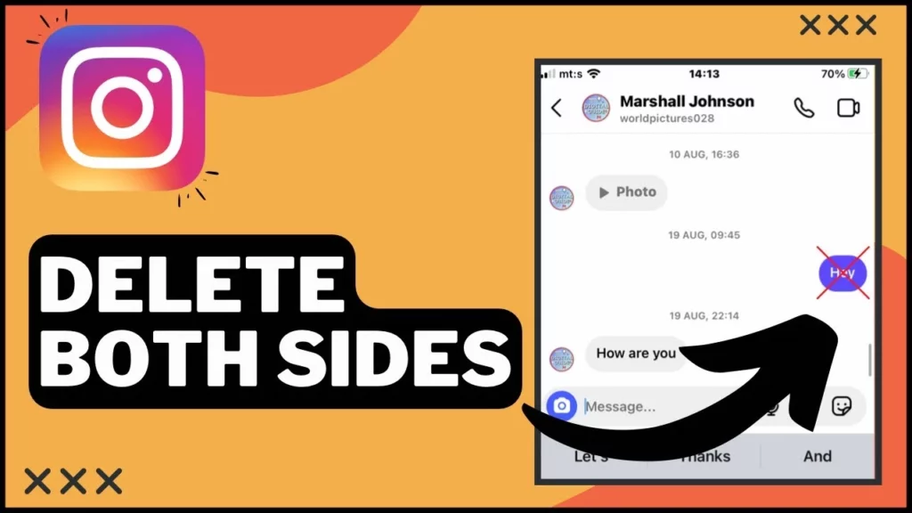 How To Delete Instagram Chat From Both Sides