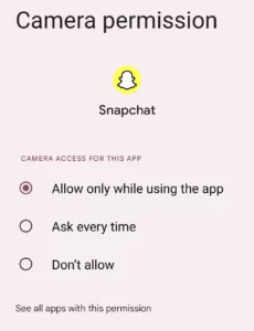 How To Fix My Snapchat Camera Not Flipping Issue?
allow