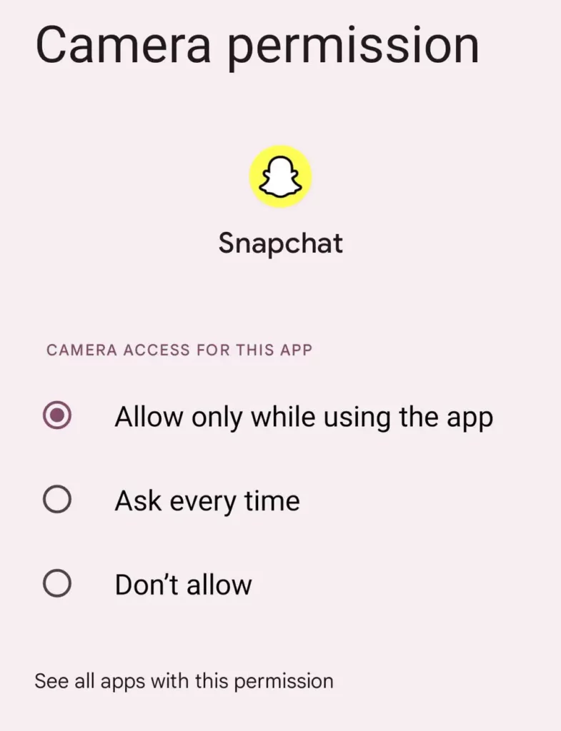 How to Fix Snapchat Calls Not Working? allow
