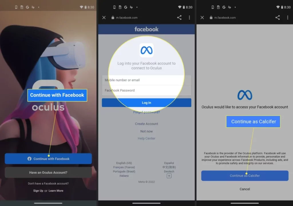 How To Login Meta Quest App?