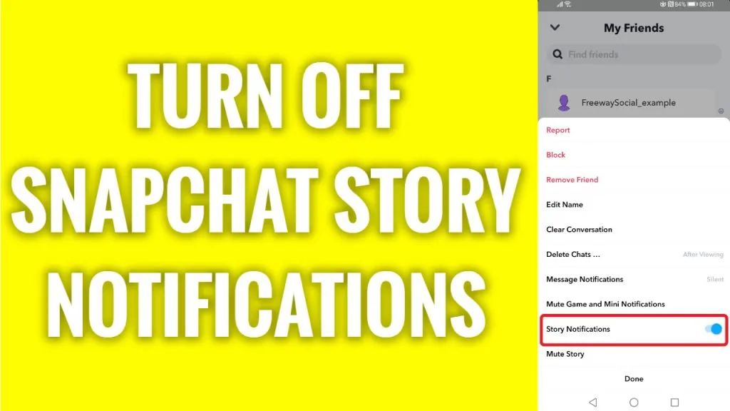 How To Turn Off Story Notifications On Snapchat