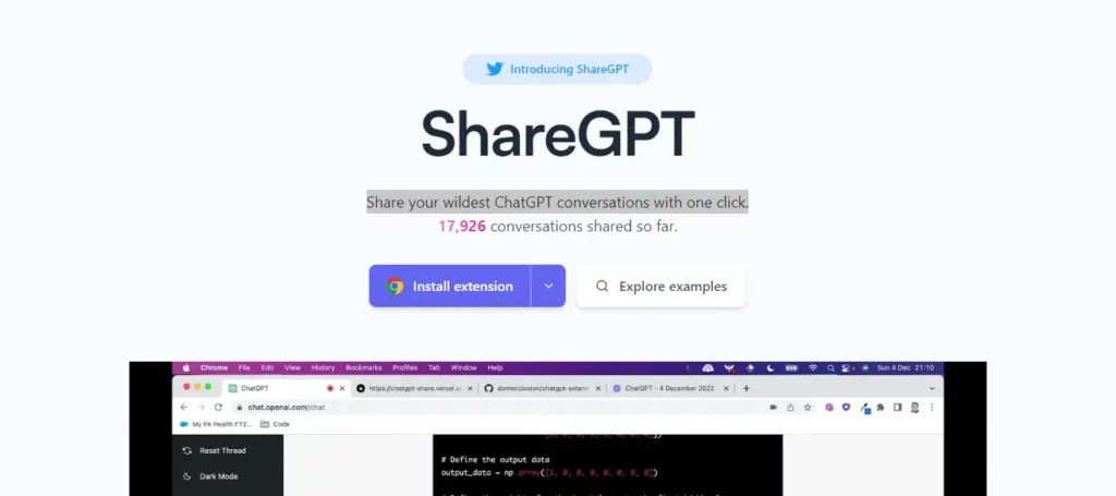 How To Share ChatGPT Conversation