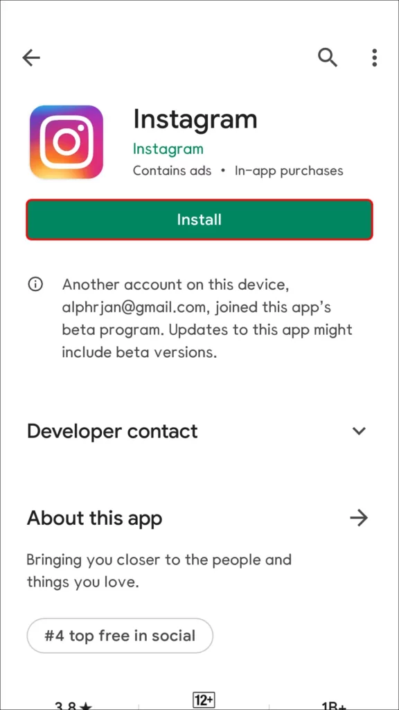 How To Fix Instagram Stuck On Processing? install