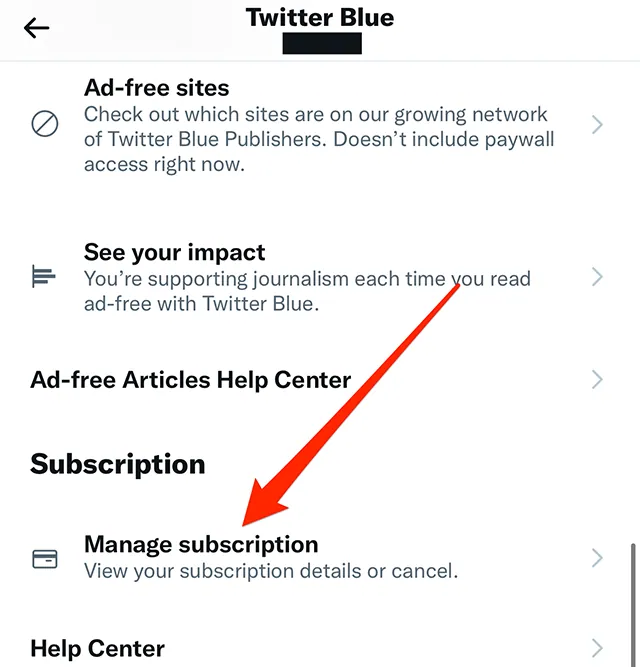 How To Cancel Twitter Blue Subscription?
 - manage subscription