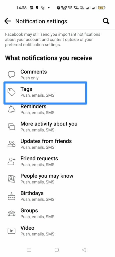 How To Turn Off @Friends Notifications On Facebook - tags