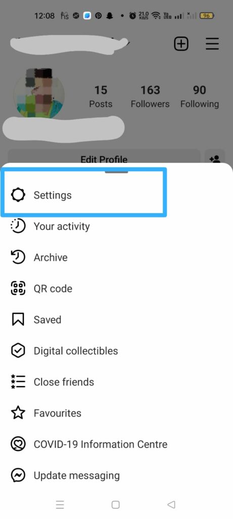 How To Share Instagram Reel To Facebook?
 settings
