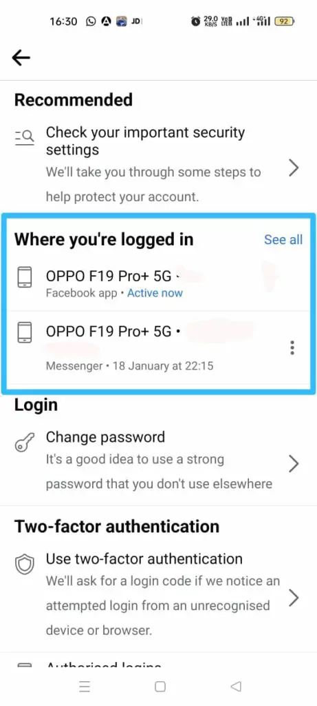 How To Logout Of Messenger? devices
