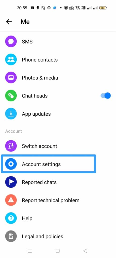 How To Logout Of Messenger?  Account Settings