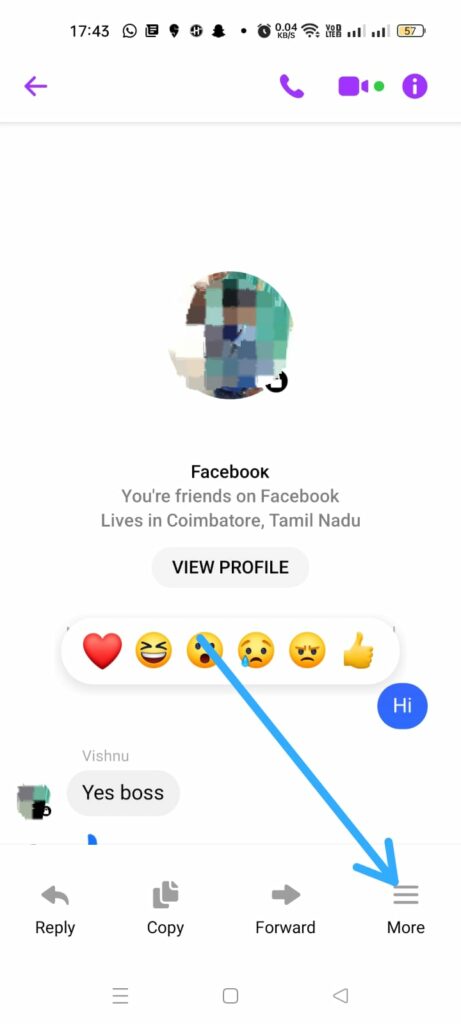 How To Unsend A Message On Messenger? more icon