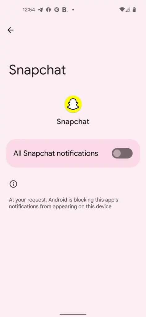 How To Turn Off Story Notifications On Snapchat - disable notifications in android